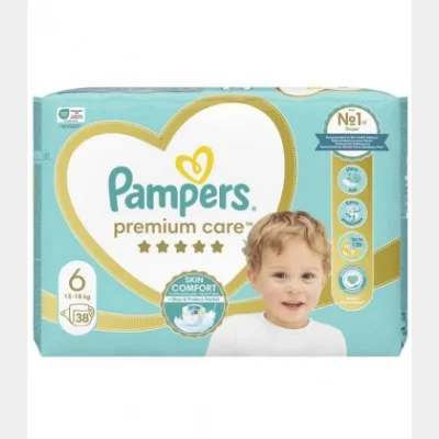 PAMPERS PREMIUM CARE Νο6 38Τ 13-18kg JUMBO Χ3