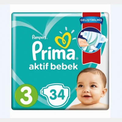 Pampers Prima Midi 34 pc