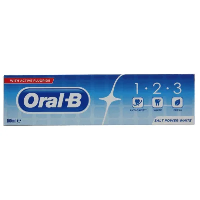 Oral B toothpaste 100 ml. 123 power white.