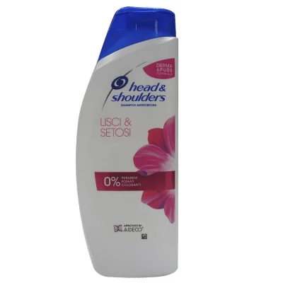 H&S shampoo 600 ml. Anti-dandruff smooth and silky.