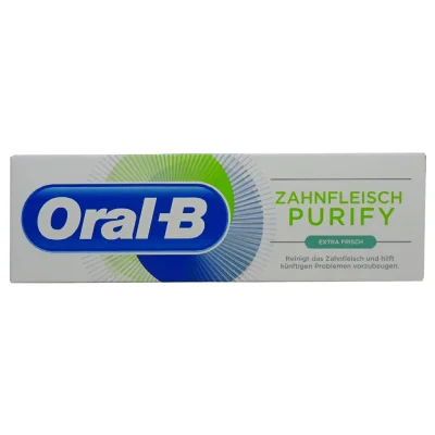 Oral B toohtpaste 75 ml. Gums purify extra fresh.