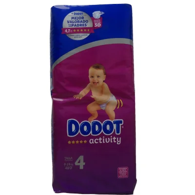 Dodot diaper 192 u. Activity 9-14 kg. Size 4.