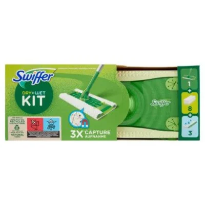 Swiffer Kit 8 Panni + 3 Wet