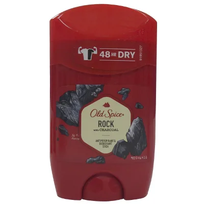 Old Spice stick deodorant 50 ml. Rock charcoal.