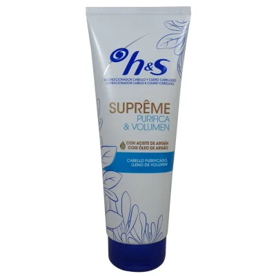 H&S conditioner 220 ml. Anti-dandruff suprême purifies and volume.
