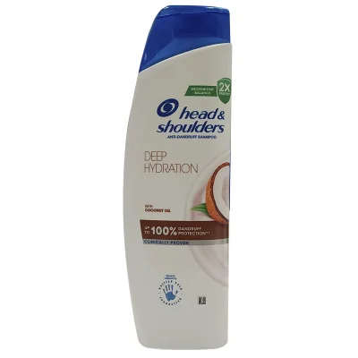 H&S shampoo 250 ml. Anti-dandruff coconut oil deep hydration.