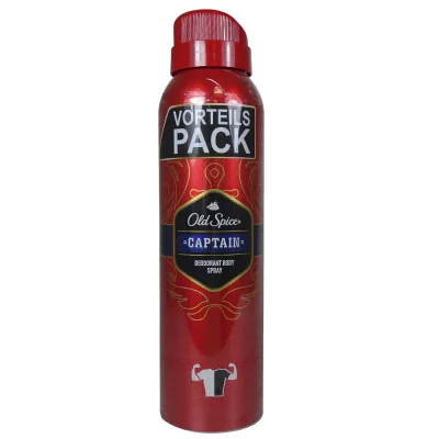 Old Spice spray deodorant 2X150 ml. Captain.