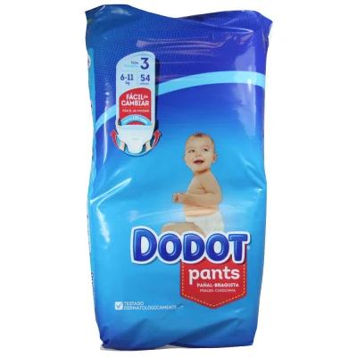 Dodot pants 54 u.6-11 Kg. Size 3.