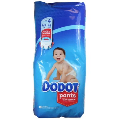 Dodot pants 48 u. 9-15 kg. Size 4.
