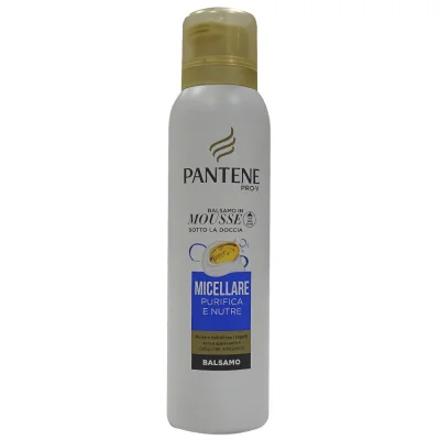 Pantene foam conditioner 140 ml. Micellar nourishes & purifies.
