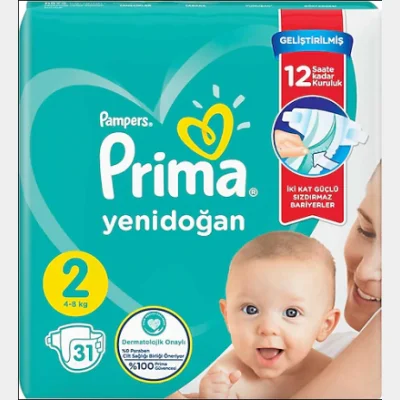 Pampers Prima No2  31 pc