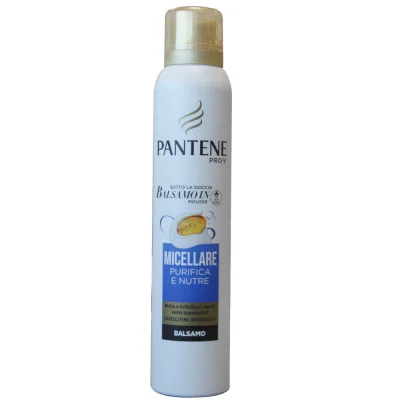 Pantene foam conditioner 180 ml. Micellar nourishes & purifies.