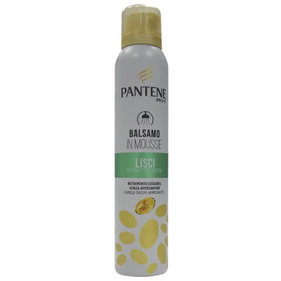 Pantene foam conditioner 180 ml. Silk effect.