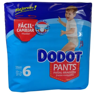 Dodot pants 27 u. +15 kg. Size 6 boy.