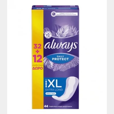 ALWAYS ΣΕΡΒΙΕΤΑΚΙΑ DAILY PROTECT EXTRA LONG 32+12