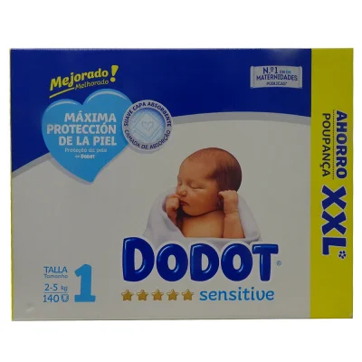 Dodot pants 140 u. 2-5 kg. Sensitive. Size 1.