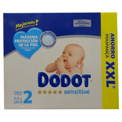 Dodot pants 234 u. 4-8 kg. Sensitive size 2.