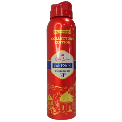 Old Spice spray deodorant 150 ml. Santorini anti-stain.