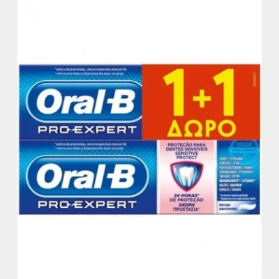 ORAL-B PRO EXPERT ΟΔΟΝΤΟΚΡΕΜΑ SENSITIVE PROTECT 2X75ml