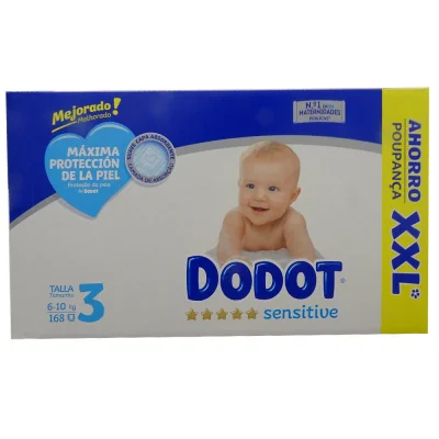 Dodot pants 168 u. 6-10 kg. Sensitive Size 3.