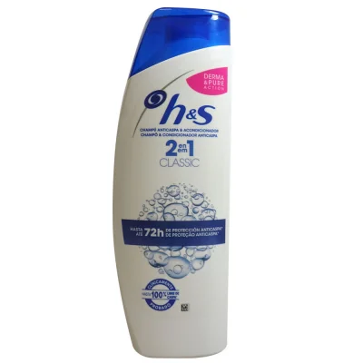 H&S shampoo 340 ml. Anti-dandruff classic clean 2 in 1.