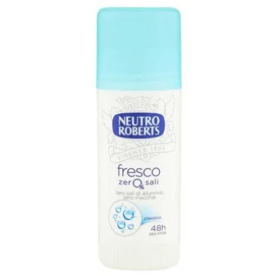 Neutro Roberts Deodorante Stick Fresco Zero Sali Cassico Ml.40