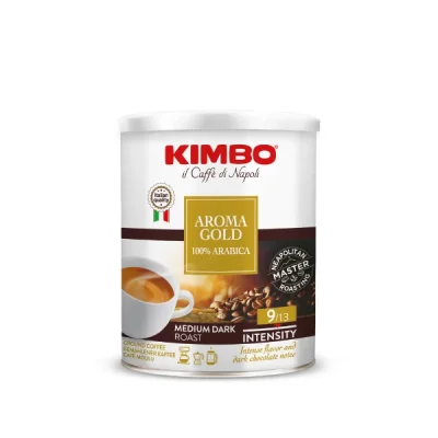 Caffè Kimbo KIMBO 250G AROMA GOLD 100% ARABICA TIN - GROUND /8