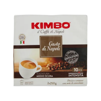 Kimbo Ground Coffee 2x250gr Gusto di Napoli
