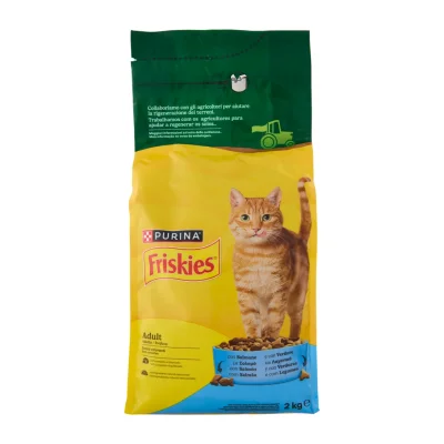Friskies Adult Cat Salmon & Veg 6x2kg