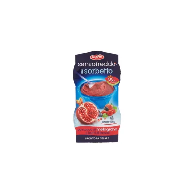 Senso Freddo Sorbet 2x100ml Pomeg. & Berries