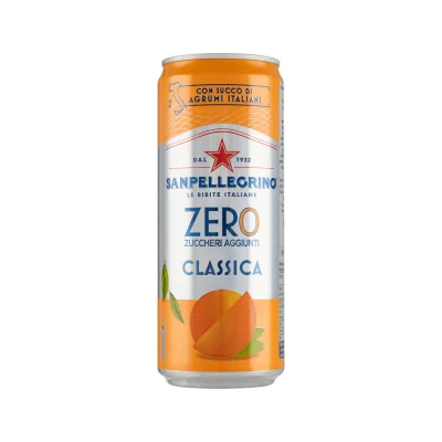 Sanpellegrino Drink Can Sleek 33cl - Orange Zero