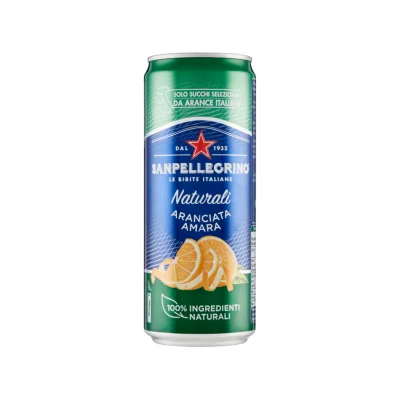 Sanpellegrino Drink Can Sleek 33cl - L'Aranciata Amara