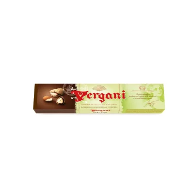 Vergani Covered Nougat 150gr Soft Dark Chocolate