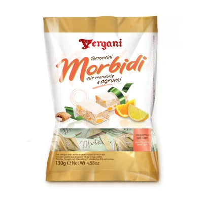 Vergani Nougat 130gr Soft Citrus Fruits