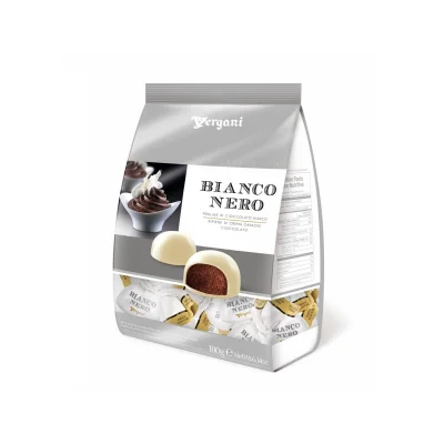 Vergani Chocolates 180gr White Black