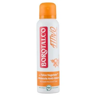 Borotalco Deodorante Spray Attivo Profumo di Mandarino e Neroli Ml.150