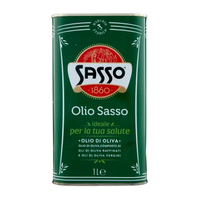 Sasso Olive Oil Tin 1l
