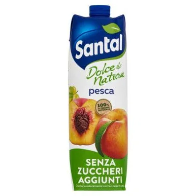 Santal Dolce Natura Pesca senza Zuccheri Lt.1