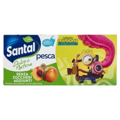 Santal Pesca Dolce Natura senza Zuccheri Ml.200 X Pz.3