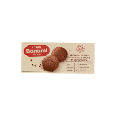 Bonomi Shortbread 150gr Cocoa & Chocolate