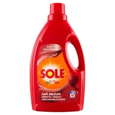 Sole Detersivo Lavatrice Tutticolori 16 lavaggi Lt.1