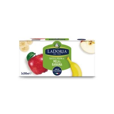 La Doria Juice 3x200ml Apple & Banana