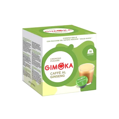 Gimoka 16 Caps Caffè Ginseng 115,2gr *Dolce Gusto