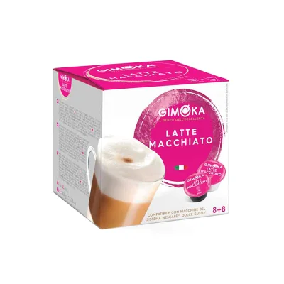 Gimoka 16 Caps Latte Macchiato 164gr *Dolce Gusto