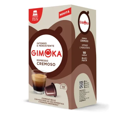 Gimoka Nespresso Espresso Cremoso Capsules 100-Count
