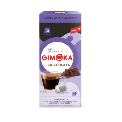 Gimoka 10 Caps All. Tub *Nespresso Chocolate 70gr