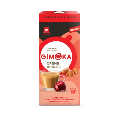 Gimoka 10 Caps All. Tub *Nespresso Crème Brulèe 55gr