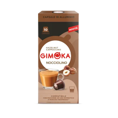 Gimoka 10 Caps All. Tub *Nespresso Nocciolino 60gr