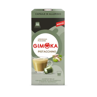 Gimoka 10 Caps All. Tub *Nespresso Pistacchino 65gr
