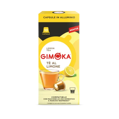 Gimoka 10 Caps All. Tub *Nespresso Lemon Tea 80gr